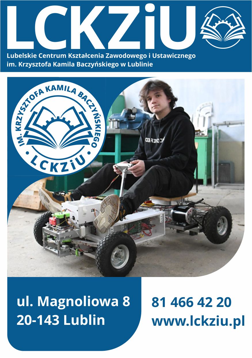 Grafika wykonana na zajęciach - Technik Grafiki i Poligrafii Cyfrowej w Lublinie - Centrum Kształcenia Zawodowego i Ustawicznego - LCKZiU