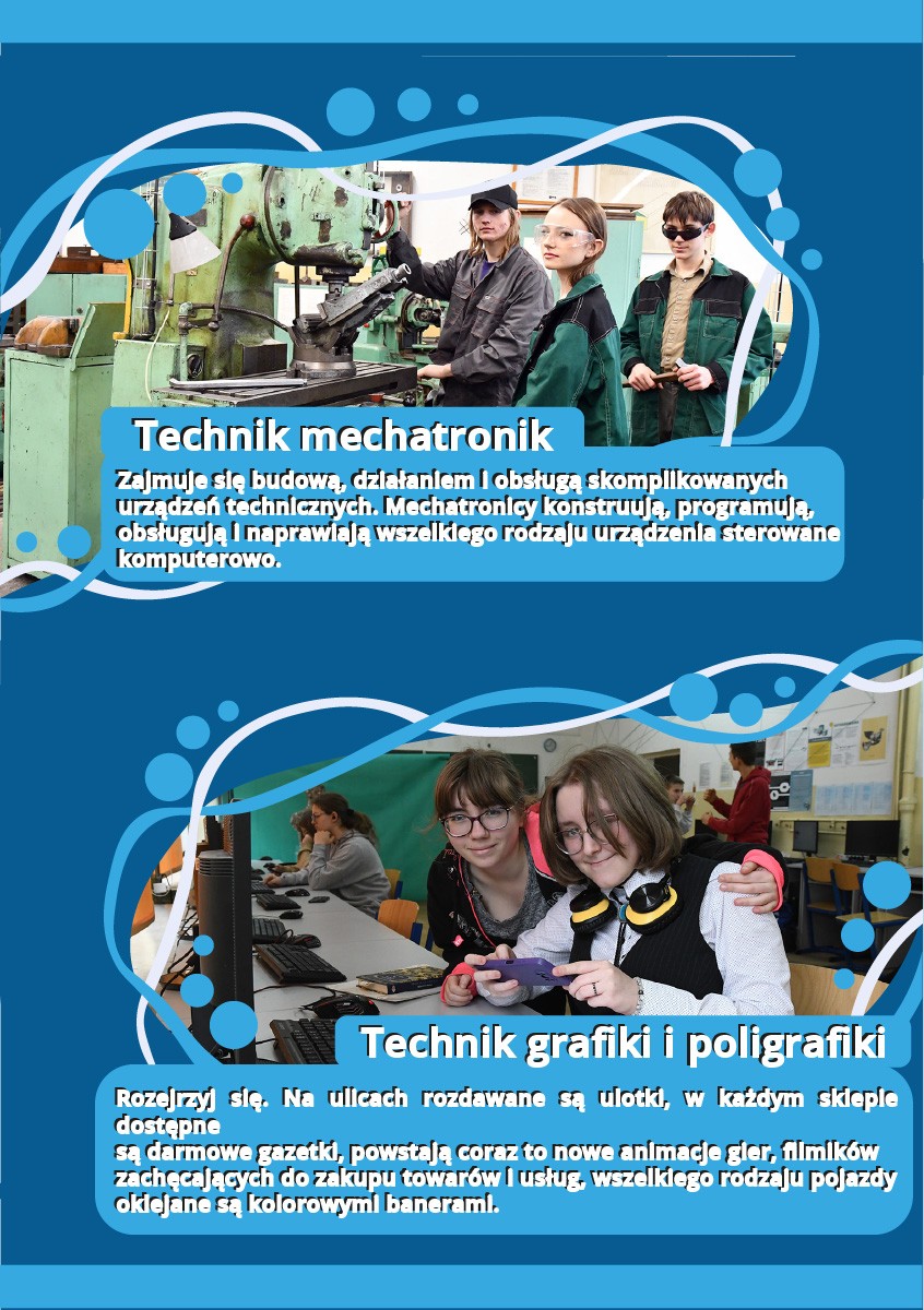 Grafika wykonana na zajęciach - Technik Grafiki i Poligrafii Cyfrowej w Lublinie - Centrum Kształcenia Zawodowego i Ustawicznego - LCKZiU