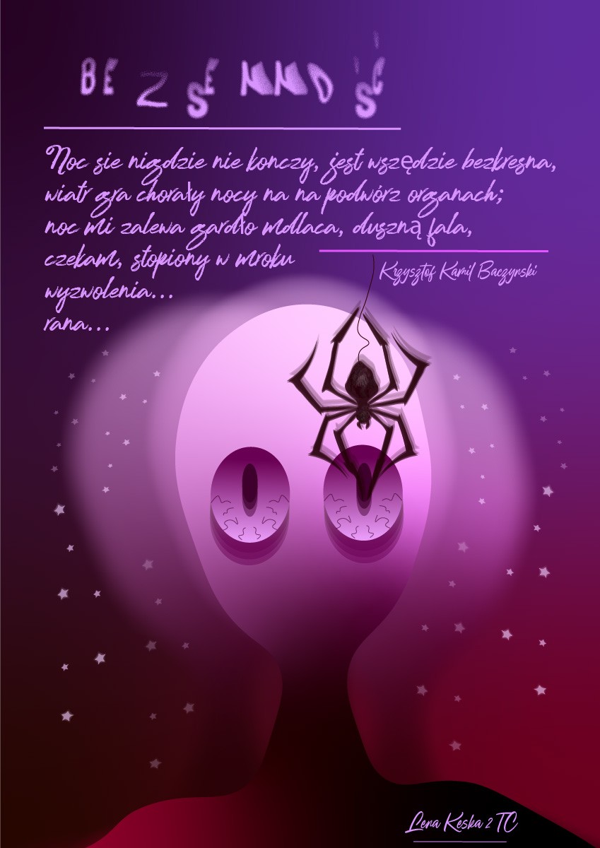 Grafika wykonana na zajęciach - Technik Grafiki i Poligrafii Cyfrowej w Lublinie - Centrum Kształcenia Zawodowego i Ustawicznego - LCKZiU