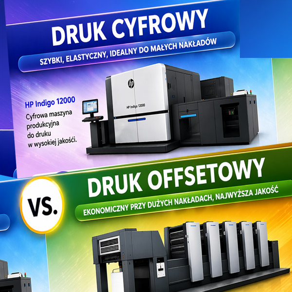Druk cyfrowy a druk offsetowy